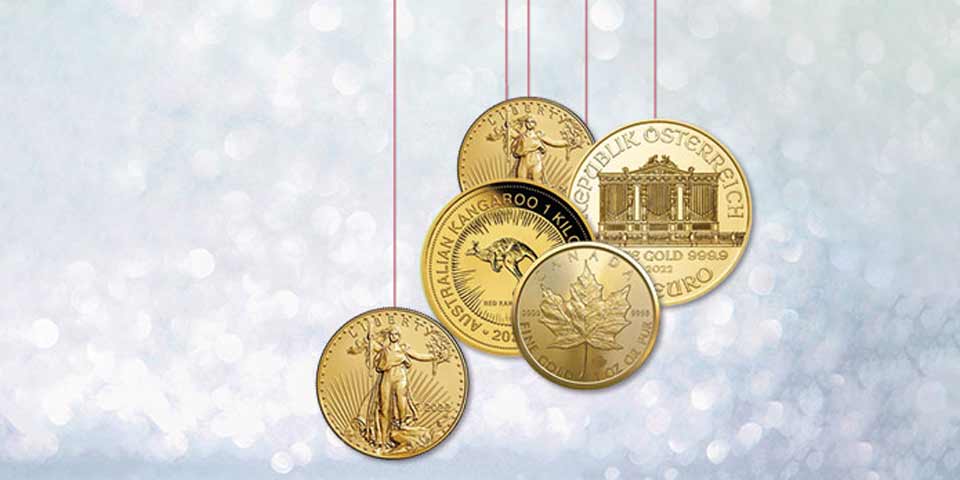 Gold und Silber zu Weihnachten